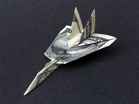 Items Similar To F 14a Tomcat Origami Jet Fighter Airplane Made Of
