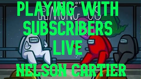 🔴 Among Us Live Stream Playing With Viewers Join My Game Youtube