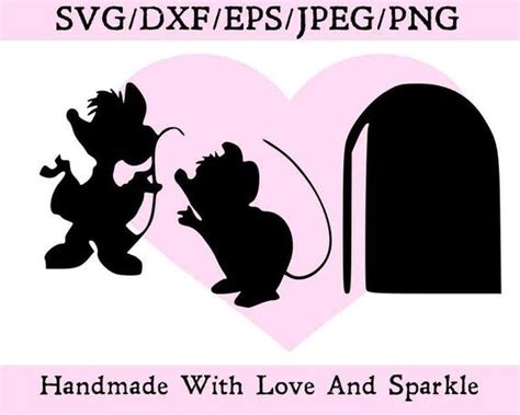 Download Cinderella Mice And Mouse Hole Jaq And Gus Etsy Uk