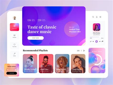 Music Player Web Application By Ahmed Manna 🐽 For Unopie Design On Dribbble