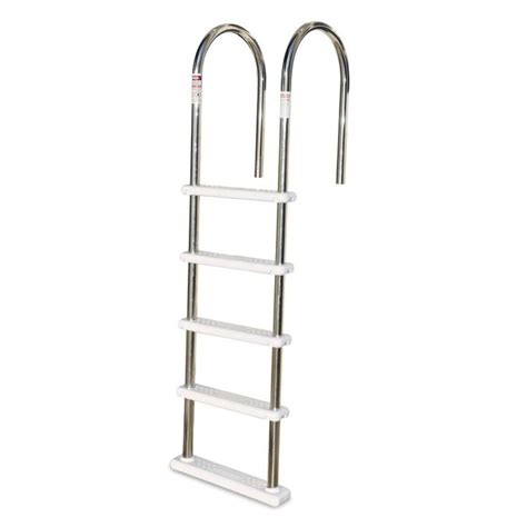 Bestway 48 In Steel Pool Deck Ladder With Hand Rail In The Above Ground