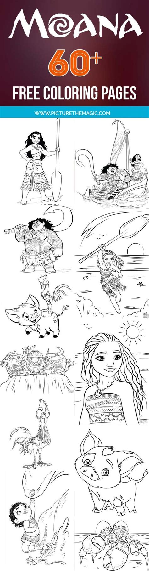 We've even included coloring sheets of. Free Moana Coloring Pages