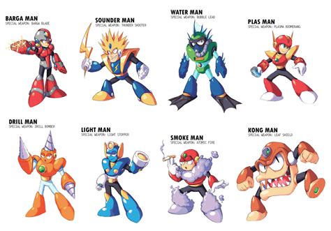 Mega Man 2 Concept Robot Masters By Karakatodzo On Deviantart
