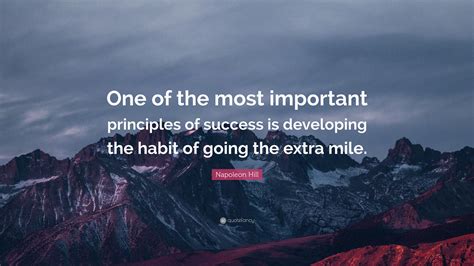 Napoleon Hill Quote One Of The Most Important Principles