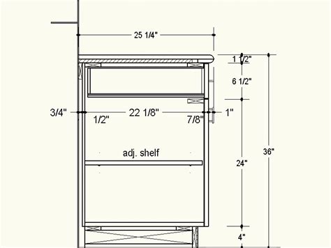 Standard outdoor kitchen cabinets are 23″ deep. Base Cabinet Depths New Home Interior Design Ideas Chronus | Kitchen base cabinets, Kitchen ...