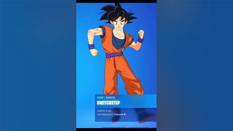 Switchstep Goku Skin Showcase With All Fortnite Dances And Emotes