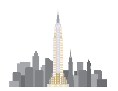 Empire State Building Clipart Transparent Png Stickpng