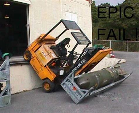 Forklift Bomb Fail Picture Ebaums World