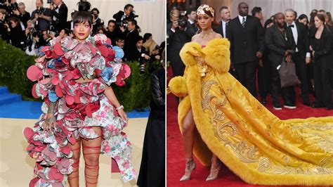 Rihannas Met Gala 2017 Comme Des Garçons Dress Allure