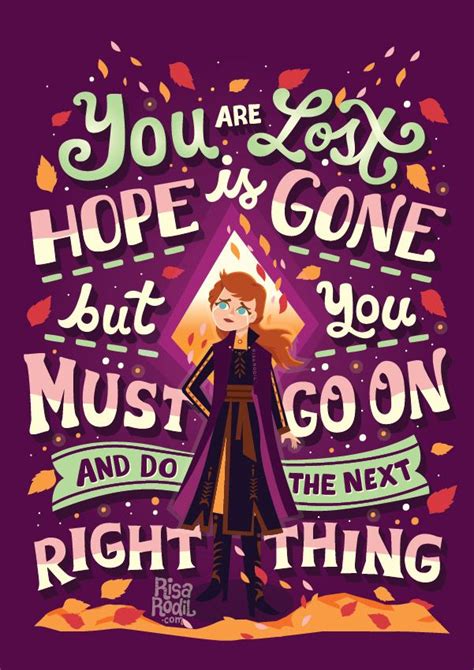 Frozen 2 Lettering Series On Behance Disney Quotes Disney Princess