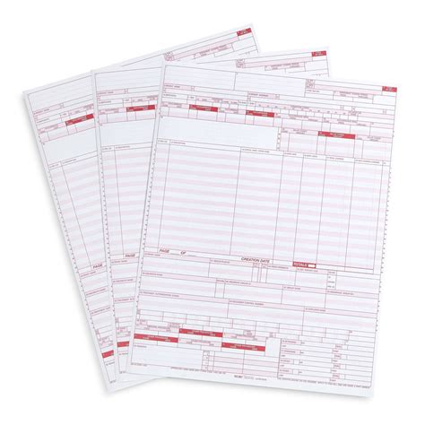 Ub 04 Cms 1450 Claim Forms 500 Count Blue Summit Supplies