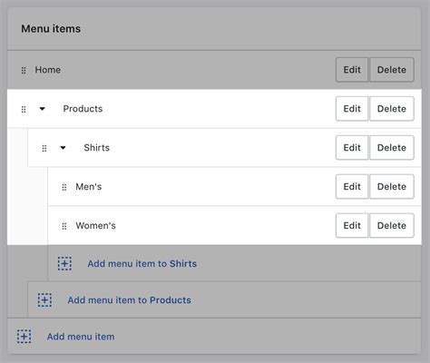 How To Create A Dropdown Menu On Your Shopify Page Webinopoly