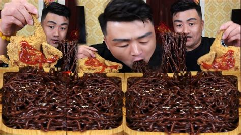 Asmr Mukbang Fried Chicken Fried Noodles And Other Foods Eating Show Chinese Eating Challenge
