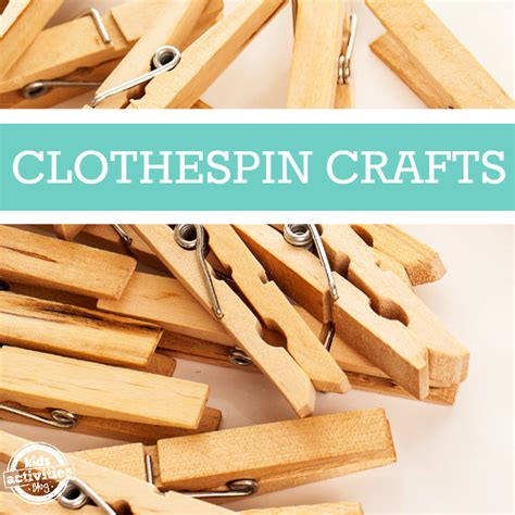 20 Creative Clothespin Crafts Kids Activities Blog