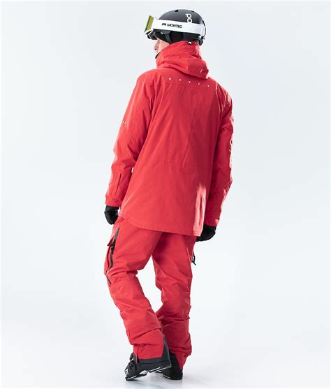 Montec Fawk 2020 Ski Jacket Men Red Montecwear Au
