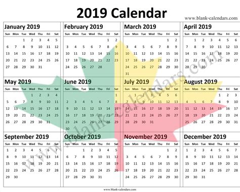 2019 South African Calendar With Public Holidays Calendar 2019 Template