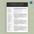 4 Page Resume / Cv Template Package For Microsoft™ Word – The 'charlie ...