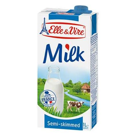 Elle Vire UHT Semi Skimmed Milk L Online Carrefour UAE