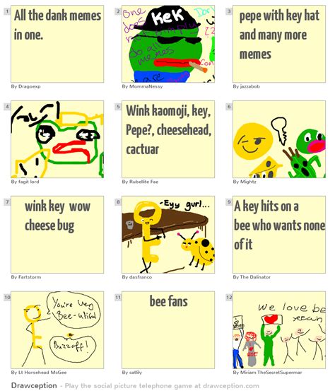 All The Dank Memes In One Drawception