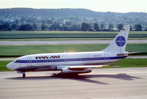 Pan Am Boeing 737 2a9c N383pazrh June 1984 Aqq Boeing 707 Boeing