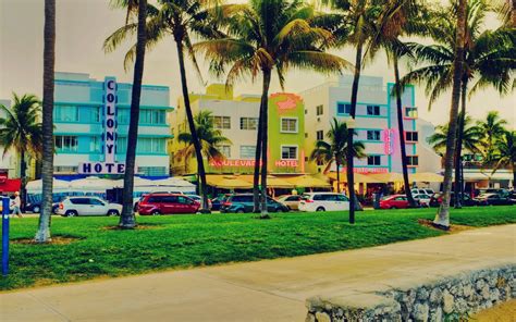отели Флорида Майами Vice City Miami Florida South Beach гостиницы Оформление Windows 7