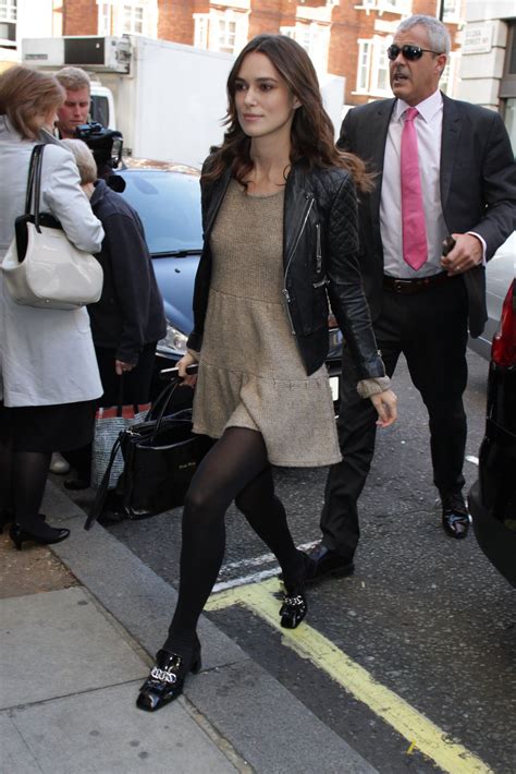 Keira Knightley Casual Style At Bbc Radio 2 In London