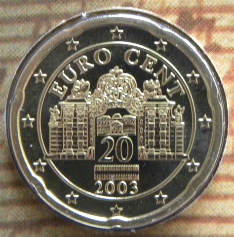 Austria Euro Coins Unc 2003 Value Mintage And Images At Euro Coinstv