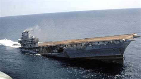 Aircraft Carrier Sunk To Make Artificial Reef