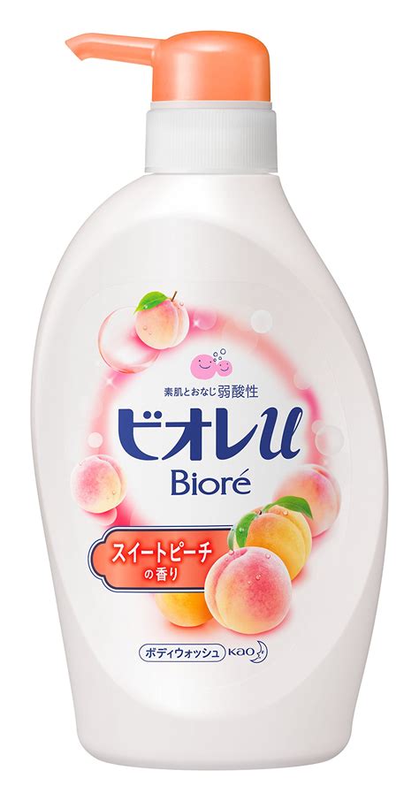 Kao Biore U Body Wash Liquid Soap Sweet Peach Pump Bottle 480ml Ebay