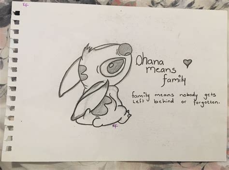 Ohana means family, family means nobody gets left behind or forgotten | Ohana means family 