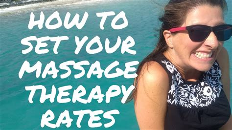 How To Set Your Massage Therapy Rates Youtube