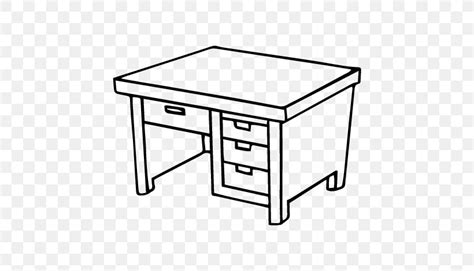 Desk Coloring Book Drawing Office Table Png 600x470px Desk Area