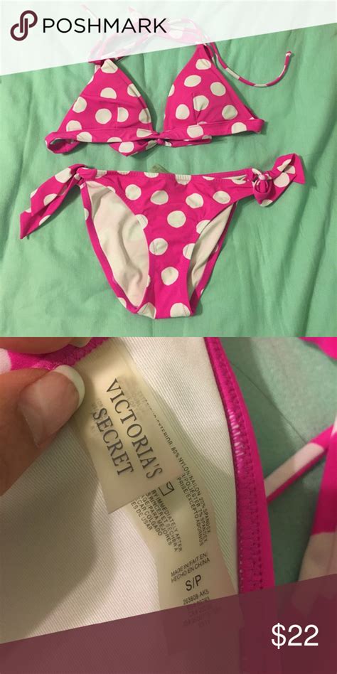 Victorias Secret Polka Dot Bikini Set Polka Dot Bikini Set Polka