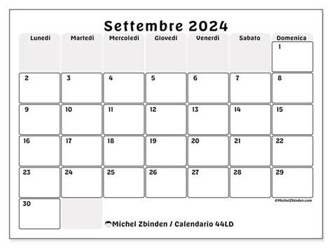 Calendario Settembre 2024 Da Stampare Icalendarioit Images And Photos