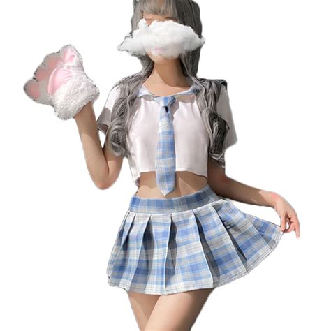Buy Japanese School Girl Lingerie For Women Naughty Sexy Schoolgirl Cosplay Costume Kawaii Anime