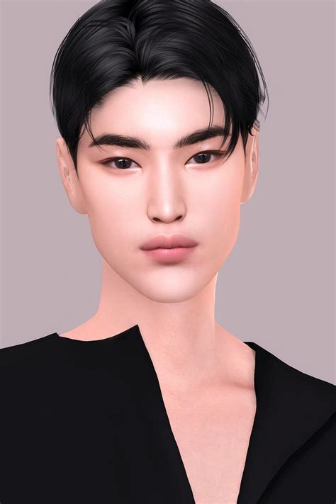 Male Asian Collection Northern Siberia Winds The Sims 4 Skin Sims