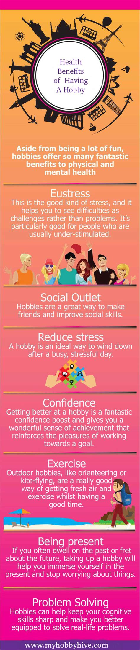 Health Benefits Of Having A Hobby Visually