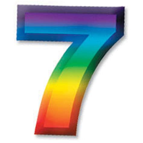 Number 7 Cutout Us Novelty