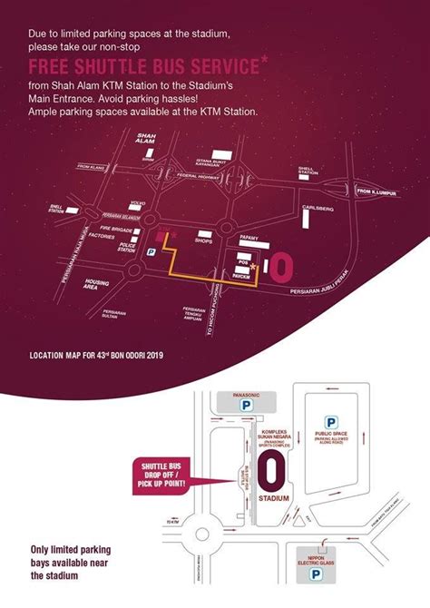 Embassy of japan in malaysia are pleased to announce that the annual bon odori festival 2019 is set to take place on july 20th (sat) at the kompleks sukan negara shah alam (panasonic). The 43rd Bon Odori 2019 at Kompleks Sukan Negara Shah Alam ...