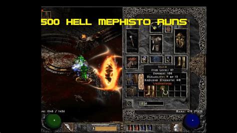 500 Hell Mephisto Runs Part Ii Magic Find Diablo 2 Lod Youtube