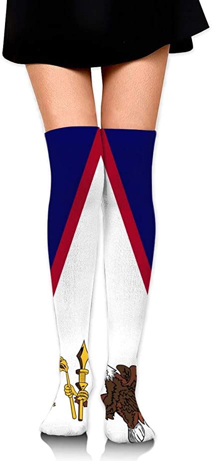 Knee High Socks British Flag Womens Athletic Over Thigh Long Stockings