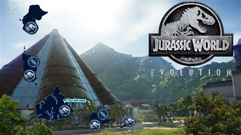 Jurassic World Evolution Island Map