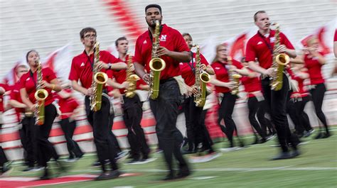 Cornhusker Marching Band Preps For Memorial Stadium Debut Nebraska