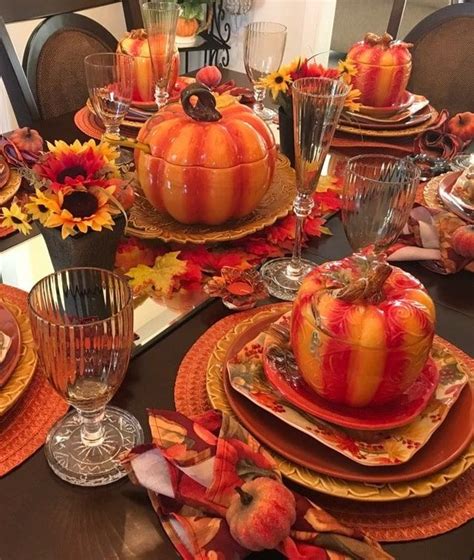 25 Most Trending Thanksgiving Table Setting Ideas Thanksgiving Table