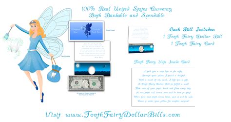 The Official Dollar Bill Of The Tooth Fairy Tooth Fairy Tooth Fairy