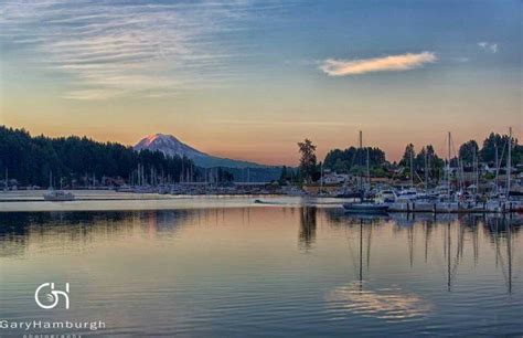 First Light At Gig Harbor Pacific Coast Pacific Northwest Urban