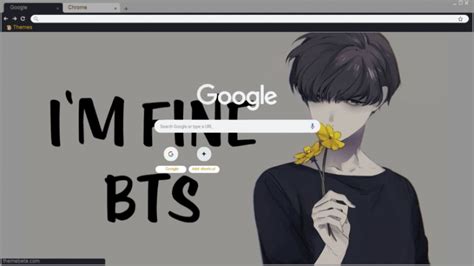 Bts Im Fine Anime Wallpaper Chrome Theme Themebeta