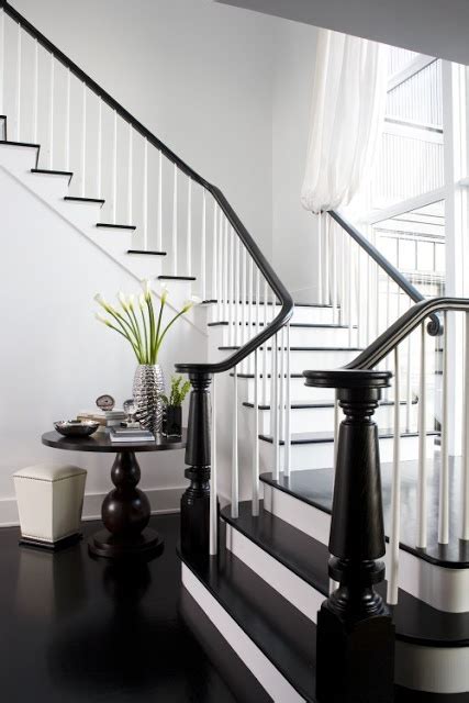 Heir And Space Black And White Stairs