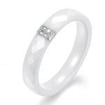 OPK FINE JEWELRY 2013 New Arrival CZ Diamond White Ceramic Women Wedding Ring Sterling Silver Plated 150x150 