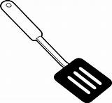 Spatula Clipart Spatulas Cliparts Clip Sketch Disappear Magnifying Glass Library Clipground Ninja Them Before Favorites sketch template